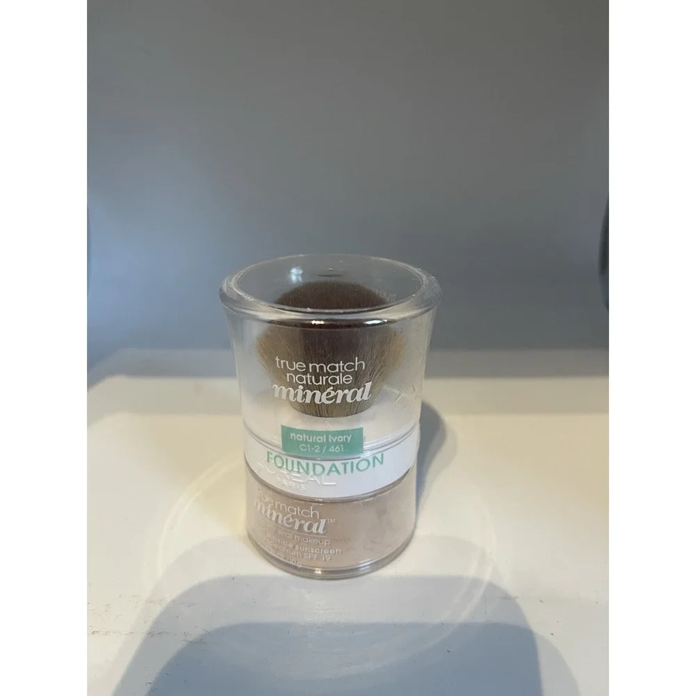 L'Oreal True Match Mineral Foundation Powder NATURAL IVORY C1-2 / 461 New Sealed